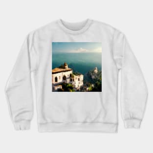 Golden sun on the Amalfi Coast Crewneck Sweatshirt